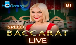 Speed Baccarat live by Evolution, RTP 98.9%